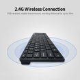 thumbnail image 2 of Wireless Keyboard Mouse Combo 2.4GHz Wireless Keyboard 1200DPI Optical Mouse for Home Office Use Share, 2 of 8