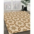 thumbnail image 3 of Ahgly Company Machine Washable Indoor Rectangle Transitional Golden Blonde Gold Area Rugs, 5' x 8', 3 of 7