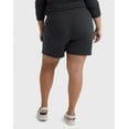 thumbnail image 3 of Hanes Just My Size Women's Cotton Jersey Pull-On Shorts, 7" (Plus ) Black 4X, 3 of 5