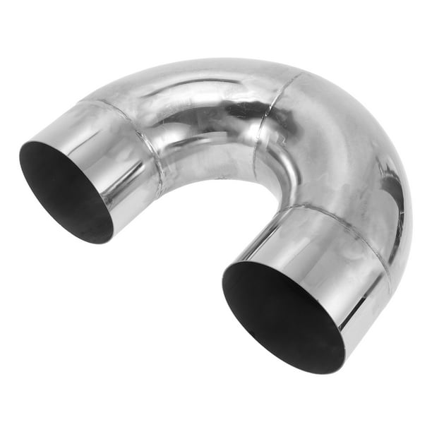 Tubería de escape de mandril de 180 grados, personalizada para automóvil modificado, 127 mm/5" OD, 200 mm/7.87" de longitud