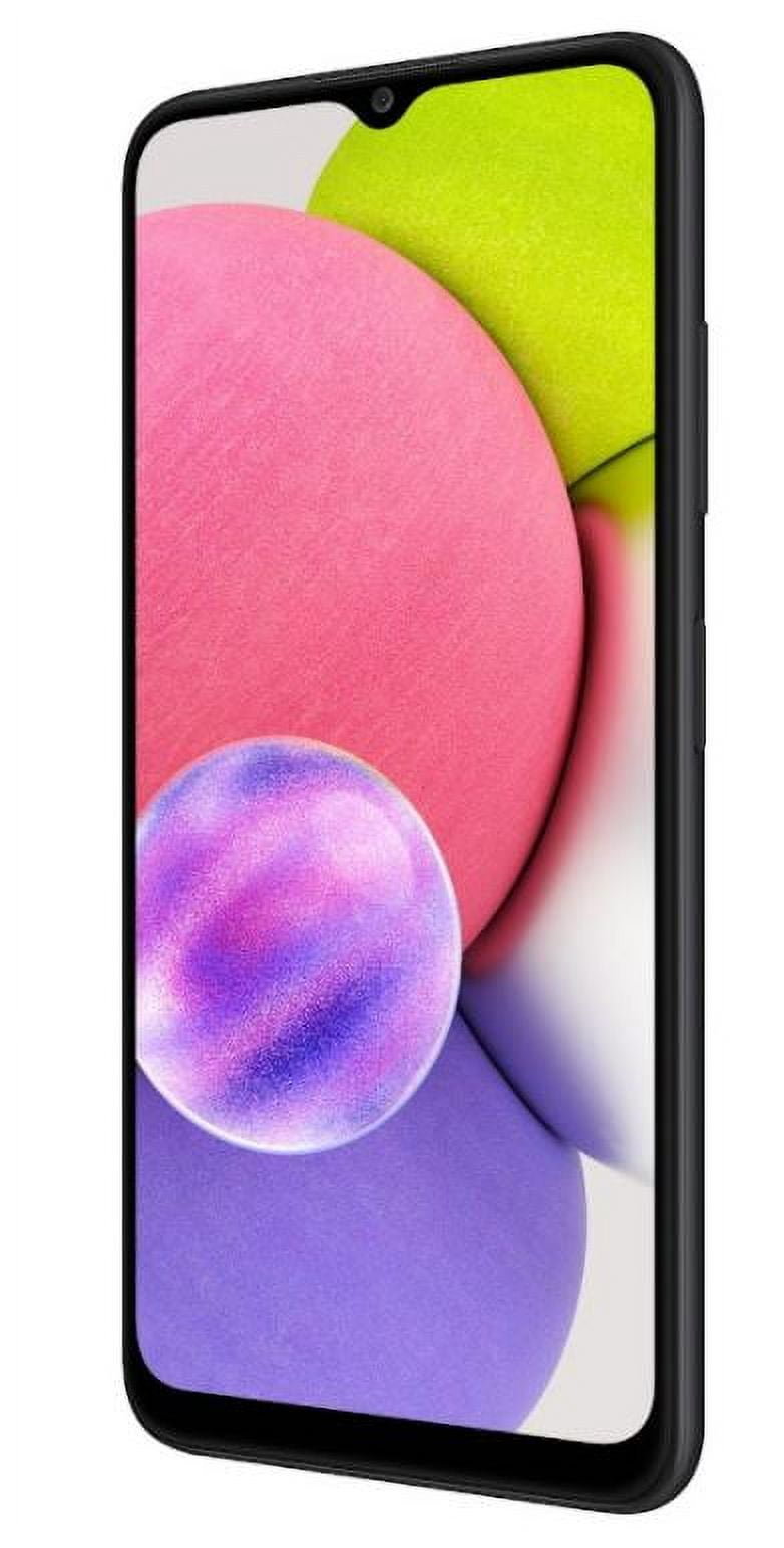 Boost Mobile Samsung A03, 32 GB, Black - Prepaid Smartphone