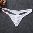 thumbnail image 2 of aturustex Men Simple Sexy Breathable Underwear Bikini Soft Cozy Skin-Friendly Low Rise Stretch Thong Underwear, 2 of 5