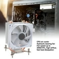 thumbnail image 4 of Ventiladores De Refrigeración De CPU De Computadora, Enfriador De Aire De CPU De 90 Mm, Ventilador único 48 CFM, 2 Tubos De Calor, Interfaz De 3 Pines Para 775 1150 1151, 4 of 7