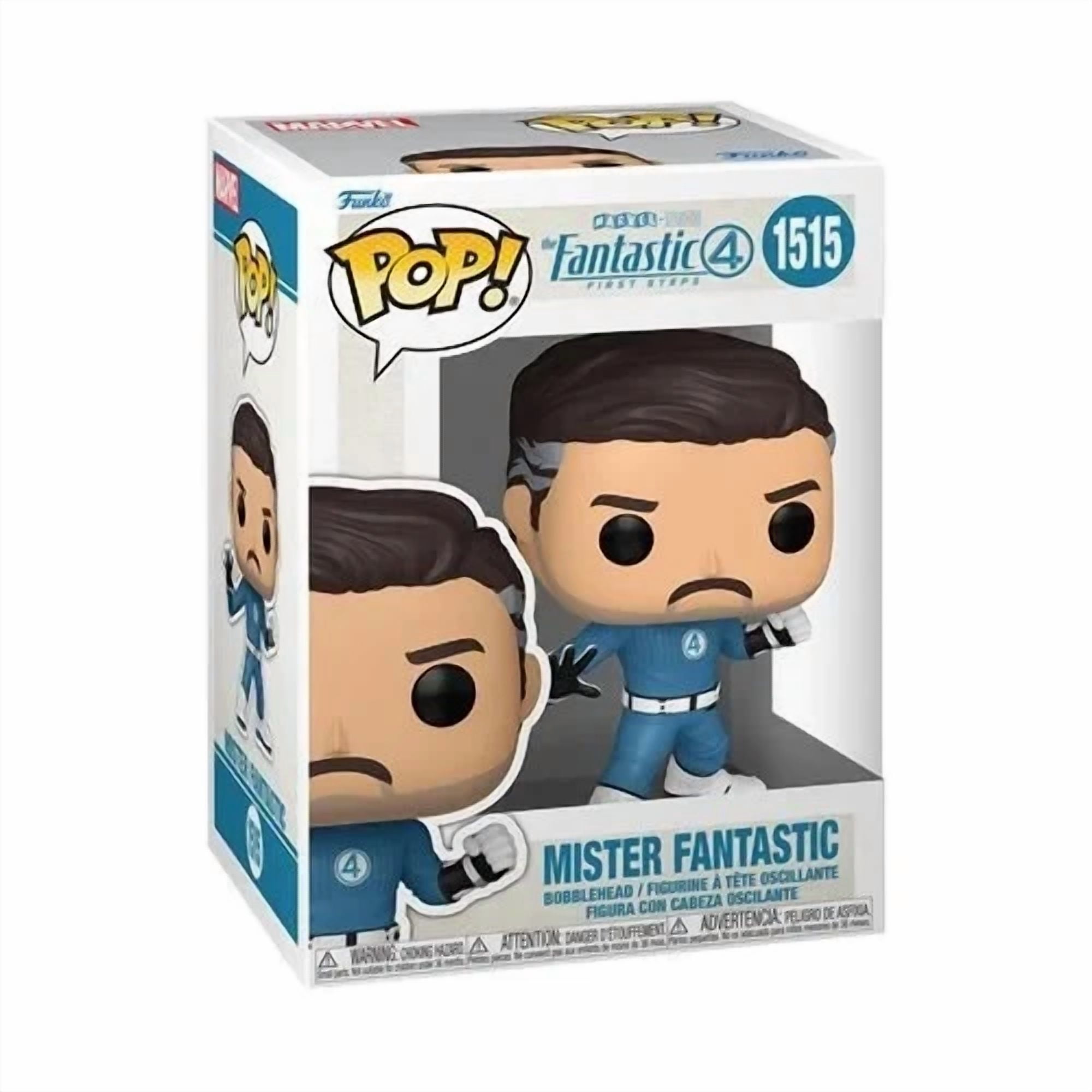Funko POP! Marvel: Fantastic Four: First Steps – Set of 5 with Pop Protectors – Collector’s Exclusive