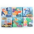 thumbnail image 2 of Libro de tela para bebé con papel con sonido Libro de tela tridimensional con diseño de dinosaurio y océano Juguetes educativos tempranos para regalos, 2 of 6