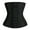 Black, variant on POP CLOSETS Women's Waist Trainer Corset for Everyday Wear Steel Boned Tummy Control Hourglass Body Shaper with Adjustable 6 Rows Hooks