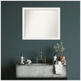 thumbnail image 5 of Amanti Art Custom Wall and Bathroom Mirror (28.5 x 33.5 in.), Vanity White Narrow Frame, 5 of 7