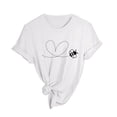 thumbnail image 5 of Chemises à Manches Longues Printemps Été 2025 pour Femmes, T-Shirt Imprimé à Manches Courtes Col Rond, 5 of 5