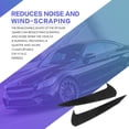 thumbnail image 2 of 2x Rear Bumper Splitter Spoiler Canard Air Vent Black for Mercedes-Benz C300, 2 of 6