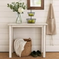 thumbnail image 6 of Rena Counter Table, 48 Inch Rectangular White Sand Mahogany Wood, 6 of 7