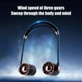 thumbnail image 6 of under $5 Usloyux Portable Neck Fan USB Rechargeable Battery Operated Lightweight Wearable Ultra Quiet Table Fan Mini Cooling Cute Design Powerful Airflow Fans for Office, 6 of 6