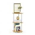 thumbnail image 6 of Furinno Durable 11.6 W x 11.6 D x 29.6 H 3-Shelf Freestanding Shelving Unit, Beech and White, 6 of 6