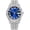 Silver Blue, variant on Hip Hop Watches for Men Iced-Out Bling Diamond Luxury Quartz Watches with Date
