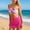 Hot Pink, variant on HAIJIE Women's Bikini Set Push Up Swimsuit High Waisted Bikini Sets Shapewear Womens 2 Piece Swimsuits for Women Wife with Shorts Bathing Suit (Orange,L)