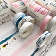thumbnail image 6 of YUBX Dot Line Washi Tape Set 5 Rolls Creative Basic Skinny Decorative Tapes, 6 of 6