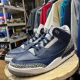 thumbnail image 1 of Air Jordan 3 Georgetown Rétro Bleu, 1 of 5