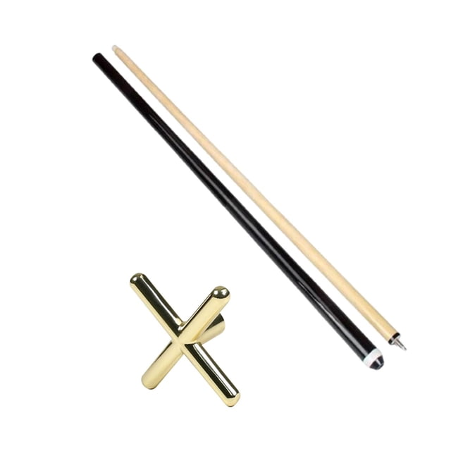 S SERENABLE Billiards Pool Cue Bridge Stick Set Pool Cue and Bridge Head Wood Billiard Cue Support for Practice Competition Billiard Game