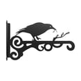 thumbnail image 3 of Rust Proof Wall Hanging Bracket Hook, Heavy Duty Vegetation Hanger, Easter Decor, Suitable for Hanging Vegetations, Bird Feeders, Wind Chimes and Lanterns, Durable Outdoor and Indoor Hook, 10*6in, E, 3 of 6