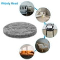 thumbnail image 5 of Uxcell 1" Self Adhesive Felt Furniture Pads, 100Pcs Round Felt Pads Hardwood Floor Protectors, Gray, 5 of 5