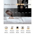thumbnail image 5 of Black Coffee Blackout Curtains for Bedroom, Modern Rustic Coffee Cup Beans Room Darkening Window Drapes for Living Room, Thermal Insulated Grommet Curtains, 42x63 inch, 2 Panels, 5 of 9