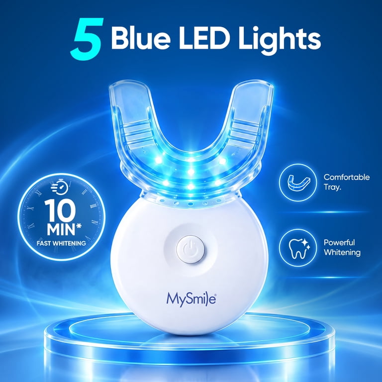 MySmile Teeth Whitening Kit with 5-LED Light and Gel photo 6