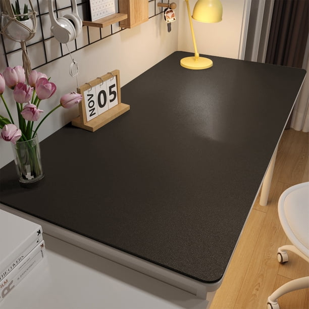 Alfombrilla de escritorio de cuero para escribir, alfombrilla de escritorio impermeable antideslizante para oficina y hogar, alfombrilla de ratón grande para escritorio, mantel resistente al