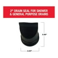 1PC 43745 Shower and Floor Drain Seal 2Inch Compatible with Oatey D-Type General Purpose Floor Drain,Easy Installation - Color Black-1pc | Guatemala 1PC 43745 Shower and Floor Drain Seal 2Inch Compatible with Oatey D-Type General Purpose Floor Drain,Easy Installation - Color Black-1pc | Guatemala