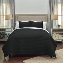 Rizzy Home Geometric 20" x 26" Cotton Standard Sham in Black