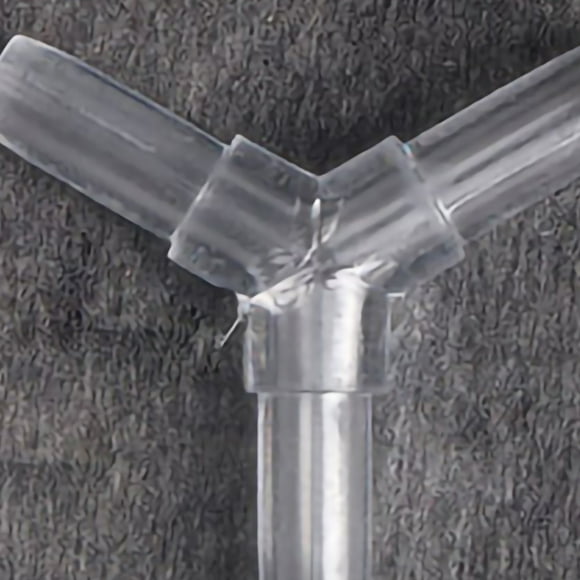 Aquarium Air Pump Connector Aquarium Air Tubing Connector Fish Air Tubing Connector Oxygen Pump Connector Transparent Acrylic Aquarium Air Tubing Connector For Fish Y Type Tee