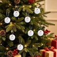 thumbnail image 6 of Dalxymotic Christmas Hanging Ornament Set, Faux Hanging Ball Decorations, Mini Santa Snowman Cute Baubles, Christmas Hanging Ornament for Tree, Wreath, Mantel, Home, Indoor, 6 of 7