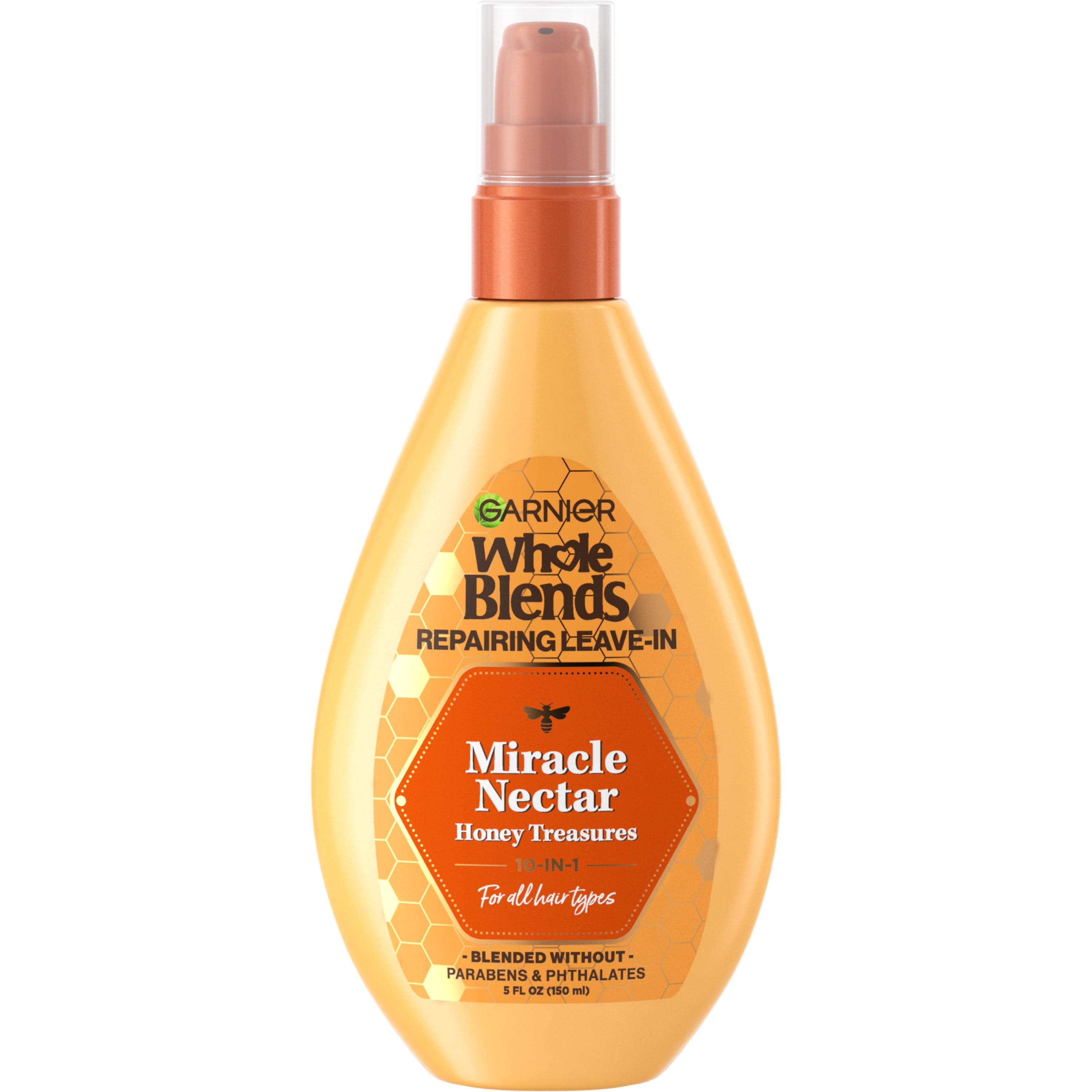 Garnier Whole Blends Honey Treasures Repairing Leave In Conditioner with Honey, 5 fl oz