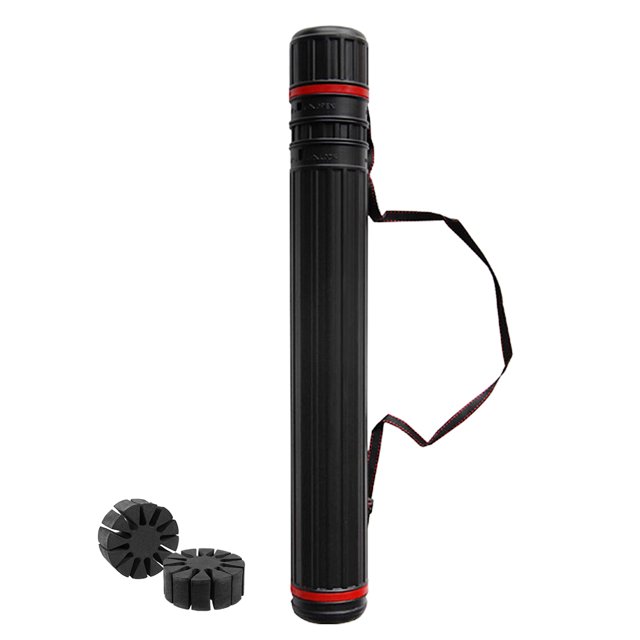 Amdohai Telescopic Archery Arrow Case Carrier Tube with 2 EVA Foam Arrow Protection Racks Holders