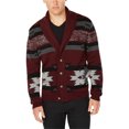 thumbnail image 1 of American Rag Mens Drifter Cardigan Suéter, Rojo, X-Large, 1 of 1