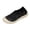 Womens Casual Shoes # Black, variant on Womens Knit Slip-On Shoes Plus Size Mesh Breathable Sock-Style Sneakers Closed Toe Casual Lightweight Daily Footwear Soft Solid Color Walking Shoe
