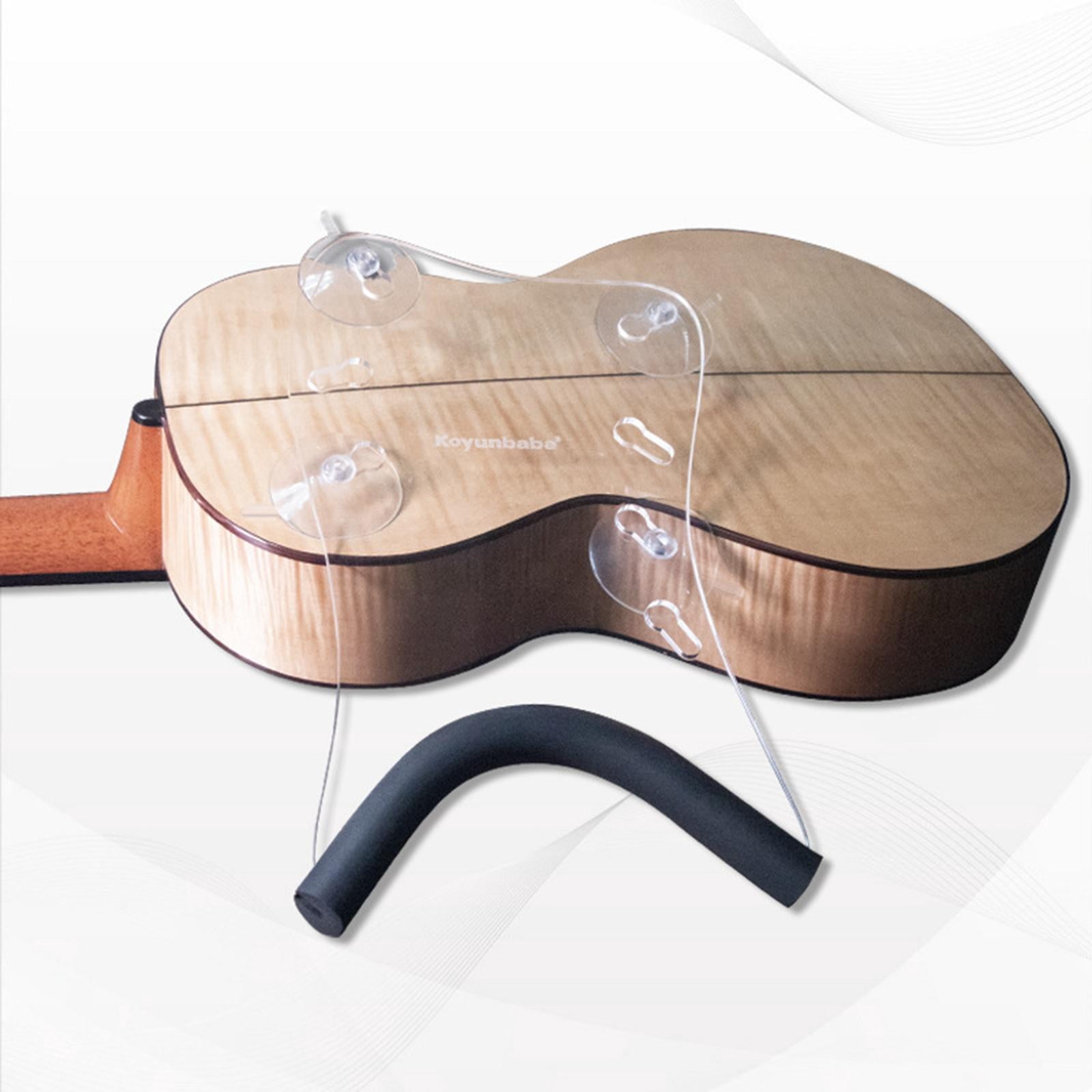 LeeQinersw Guitar Stand Electric Guitar Stand Holder Frame Bass Guitar Stand for Mandolin Clear