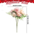 thumbnail image 3 of NANDIYNZHI Artificial Flowers,Artificial Peony Small Silk Flowers Fake Peonies Bouquet Rose Flower Arrangement Table Centerpiece for Dining Party Home Decoration, 3 of 8