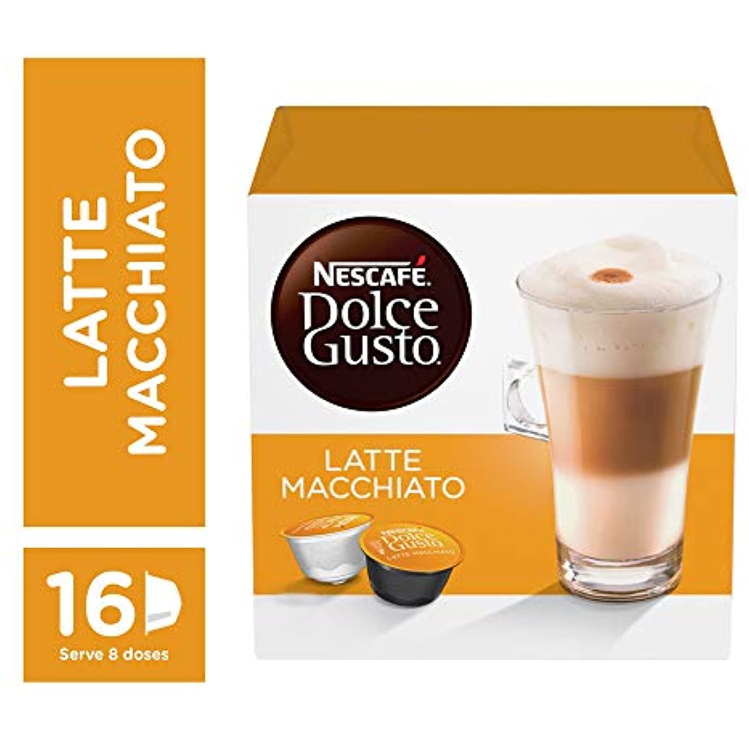 Perth Blackborough Ruim Schurend Nescafe Dolce Gusto Latte Macchiato Capsules, 16 Count - Walmart.com