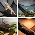 thumbnail image 4 of Reptile Mesh Hammock (Set of 2) — Breathable Bearded Dragon Hammock with Suction Cups; Reptile Accessory & Hideout Suitable for Iguanas, Geckos, Lizards, Chameleons, and Snakes., 4 of 7
