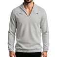 thumbnail image 2 of yillto Mens Sweaters V Neck Knit Long Sleeve Tops Fall Winter Warm Pullover Sweater Clothes Tops, 2 of 6