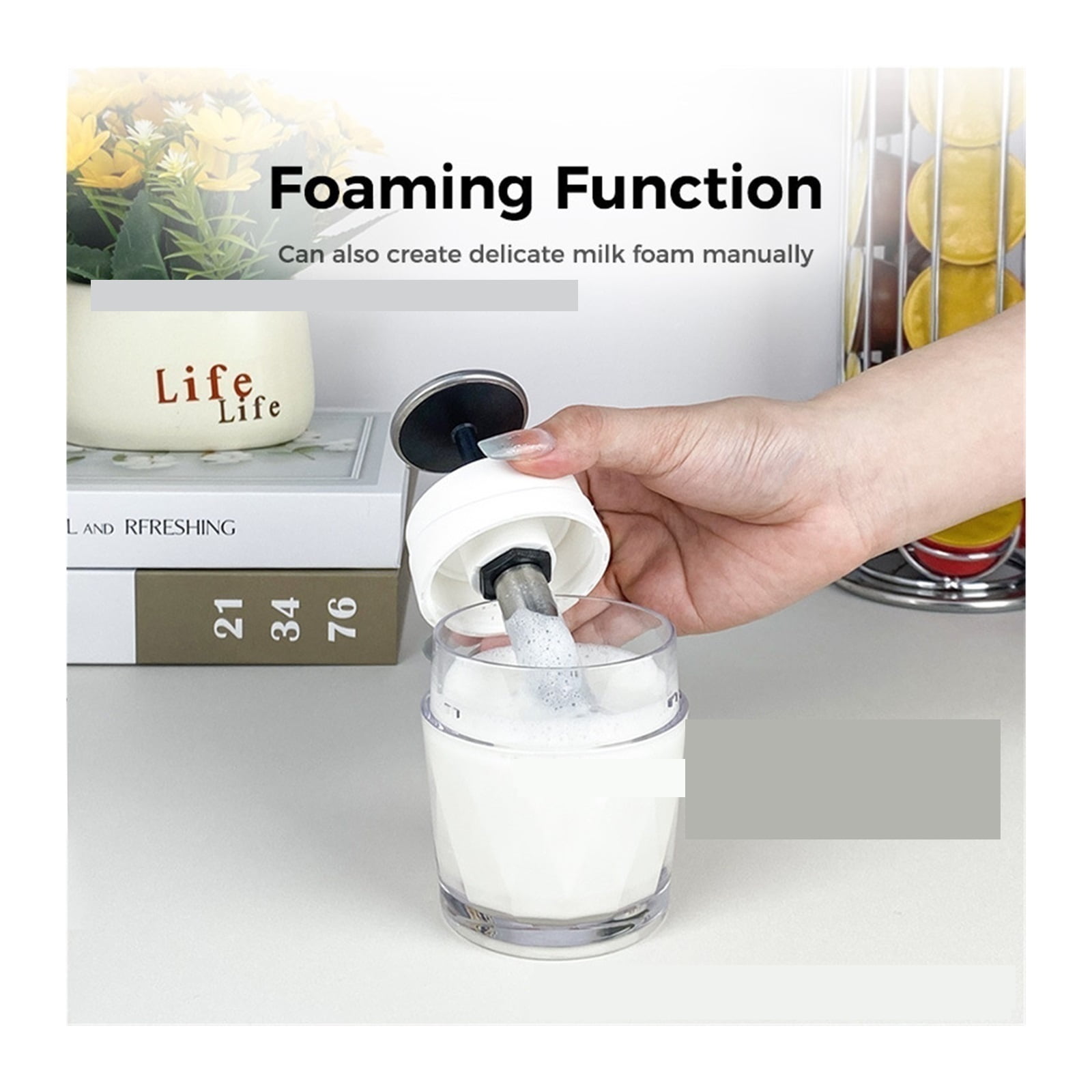 3 In1 Portable Coffee Machine Hot/Cold Water Manual Espresso Maker For Capsule & Ground Hand Press Brewer Home Travel ,Portable