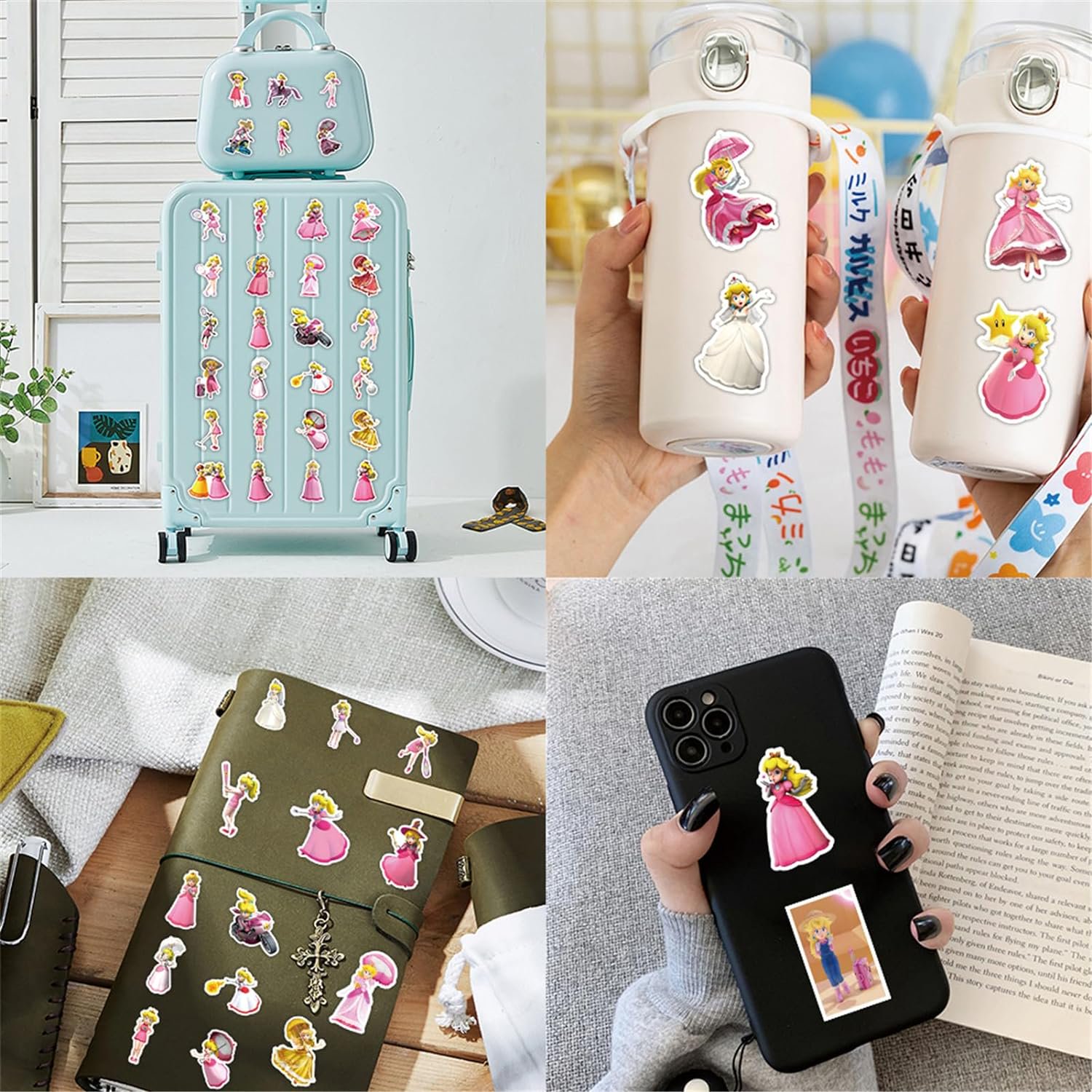 40 Autocollants Chat Noir Mignon - Déco Laptop, Bouteilles, Skate (vinyle Imperméable)