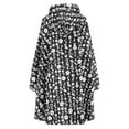 thumbnail image 5 of YAYUBA Unisex Fashion Rain Jacket Coat Hooded Raincoat For Adults Teens With Pockets,Black, 5 of 7