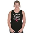 thumbnail image 4 of Big Or Small Save Them All Pink Tank Top Tee Shirt Women Brisco Brands S, 4 of 6