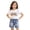 E282-White, variant on hengsof Girls' Sparkling Butterfly Print Short Sleeve T-Shirt Denim Shorts Set, Casual Summer Two Piece Set, Short Sleeve Round Neck Top Elastic Waist Shorts Set, 0-6 Years Old