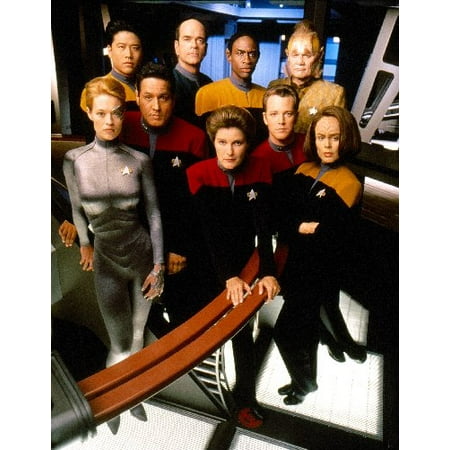 Star Trek Voyager Poster Metal Sign 8in x 12in