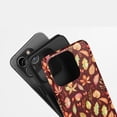 thumbnail image 4 of Autumn Leaves For All iPhone Series Tough Phone Case Watercolor Fall Theme Burgundy, 4 of 7