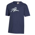 thumbnail image 2 of Youth  Heather Navy Jackson State Tigers Logo Comfort Wash T-Shirt, 2 of 3