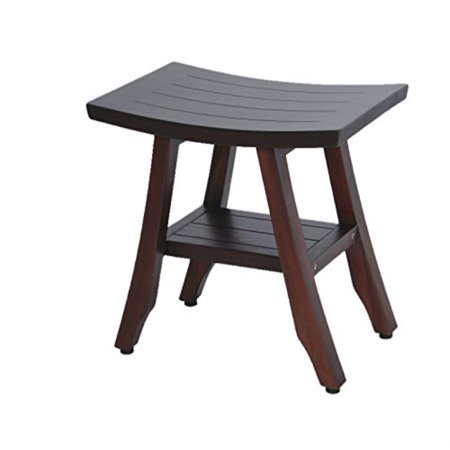 18 Patented Satori Eastern Styled Solid Teak Shower Bench With Shelf 18 Patented Satori Eastern Styled Solid Teak Shower Bench With Shelf