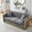 Gray, variant on Velvet Luxury Chesterfield Sofa Set, 84 Inches Tufted 3 Seat Couch with Gold Stainless for Living Room (Black)