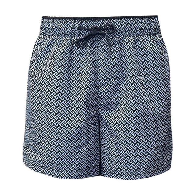 Traje de baño OP Para hombre Talla EG Estampado Marino